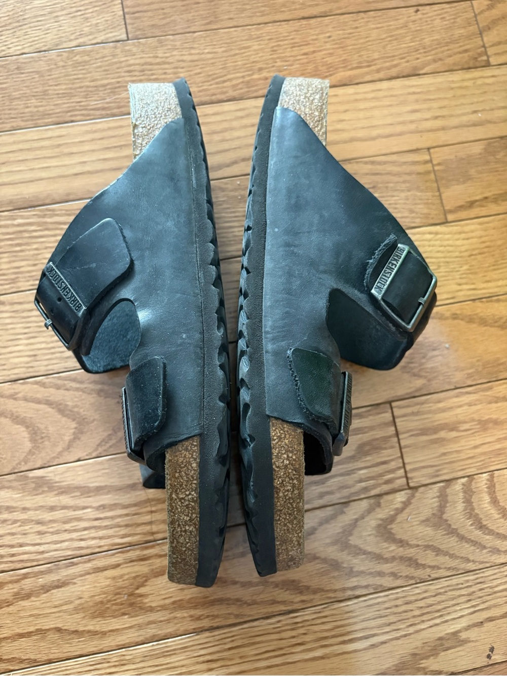 Birkenstock Black Double-Strap Buckle Sandals - Picture 4 of 9